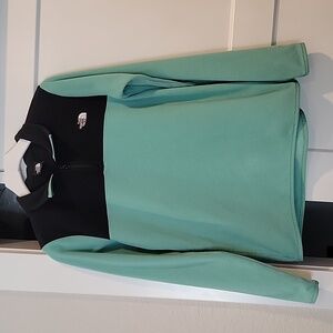 NORTHFACE 1/4 ZIP FLEECE WOMANS SZ.M